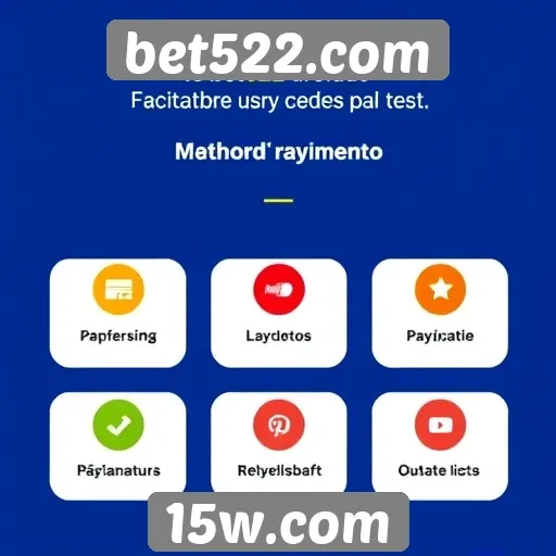 Métodos de pagamento aceitos pelo bet522.com